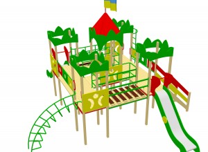 Оборудование для детской площадки Изумрудный замок